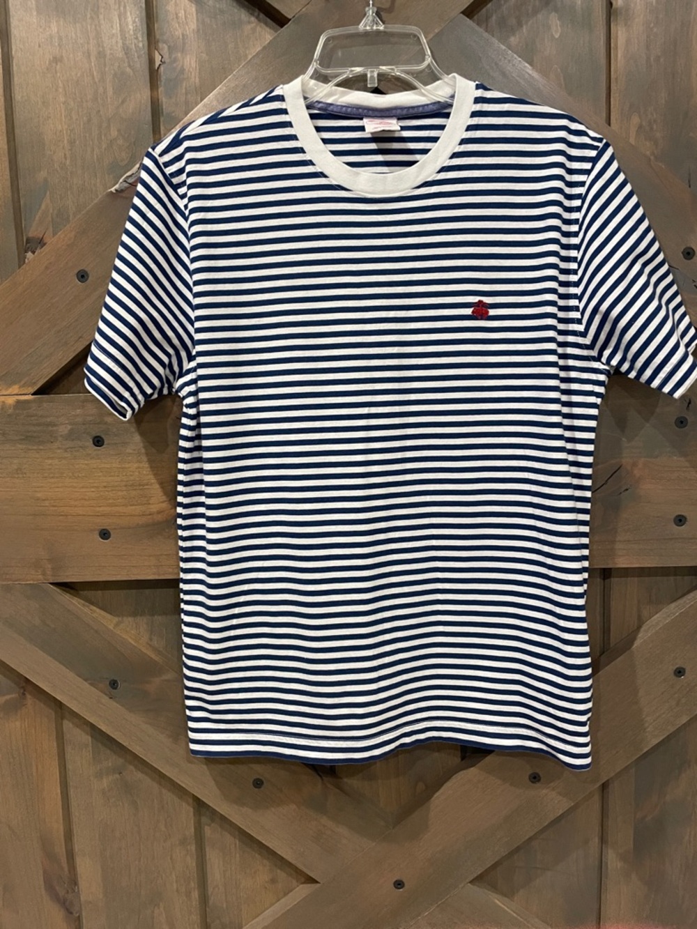 Sailor Striped Tee by Ours Brothers in Navy & White